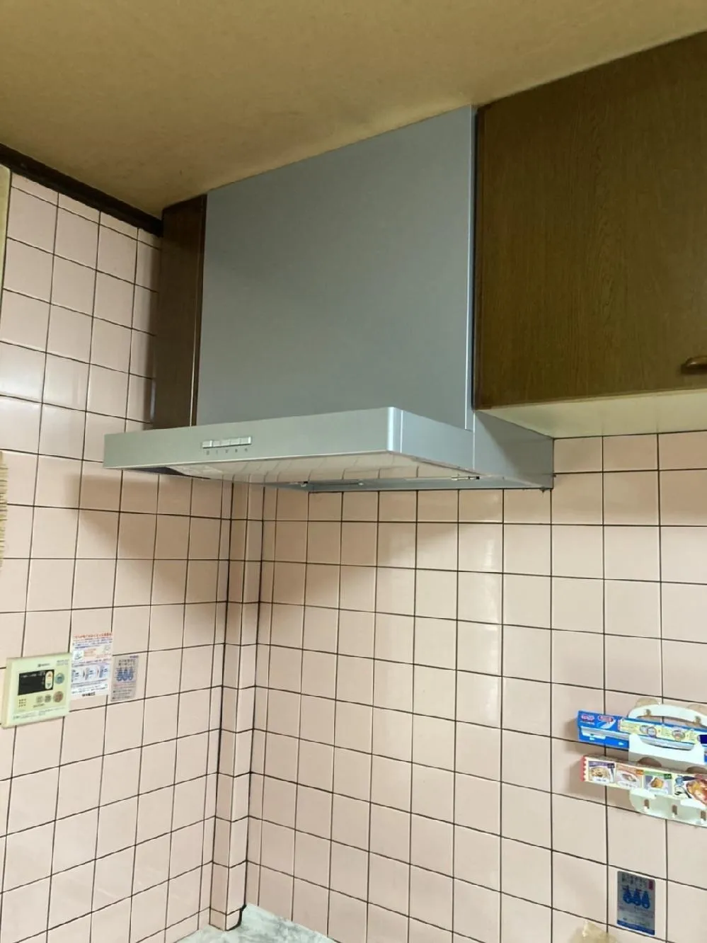 東大阪市K様 レンジフード取替